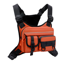 Taschen Angeln Brusttasche Outdoor Angeln Reisen-Orange