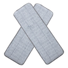 2St Grijze Vloer Mop Pads Met Super Absorberend Microvezel