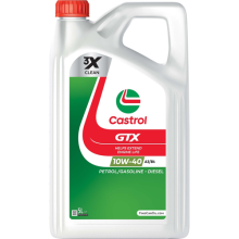 Castrol GTX 10W-40 A3/B4 Part Synthetic Engine Oil Advanced Protection 5 Litre