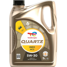 Total Quartz Ineo MC3 5W-30 Low Saps Engine Oil DPF Compatible 5w30 5L 5 Litres