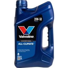 Valvoline All-Climate 20W-50 20W50 High Quality Engine Oil - 5 Litres 5L