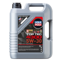 Liqui Moly Top Tec 4300 5W-30 Synthetic Technology Based Engine Oil 5L 5 Litres