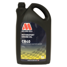 Millers Oils Motorsport CB40 SAE 40 Competition Castor Based Engine Oil - 5L