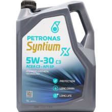 PETRONAS Syntium X 5W-30 C3 Fully Synthetic Car Engine Oil - C3 SP 5 Litres 5L