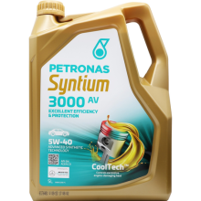 PETRONAS Syntium 3000 AV 5W-40 5W40 Fully Synthetic Car Engine Oil 5 Litres 5L