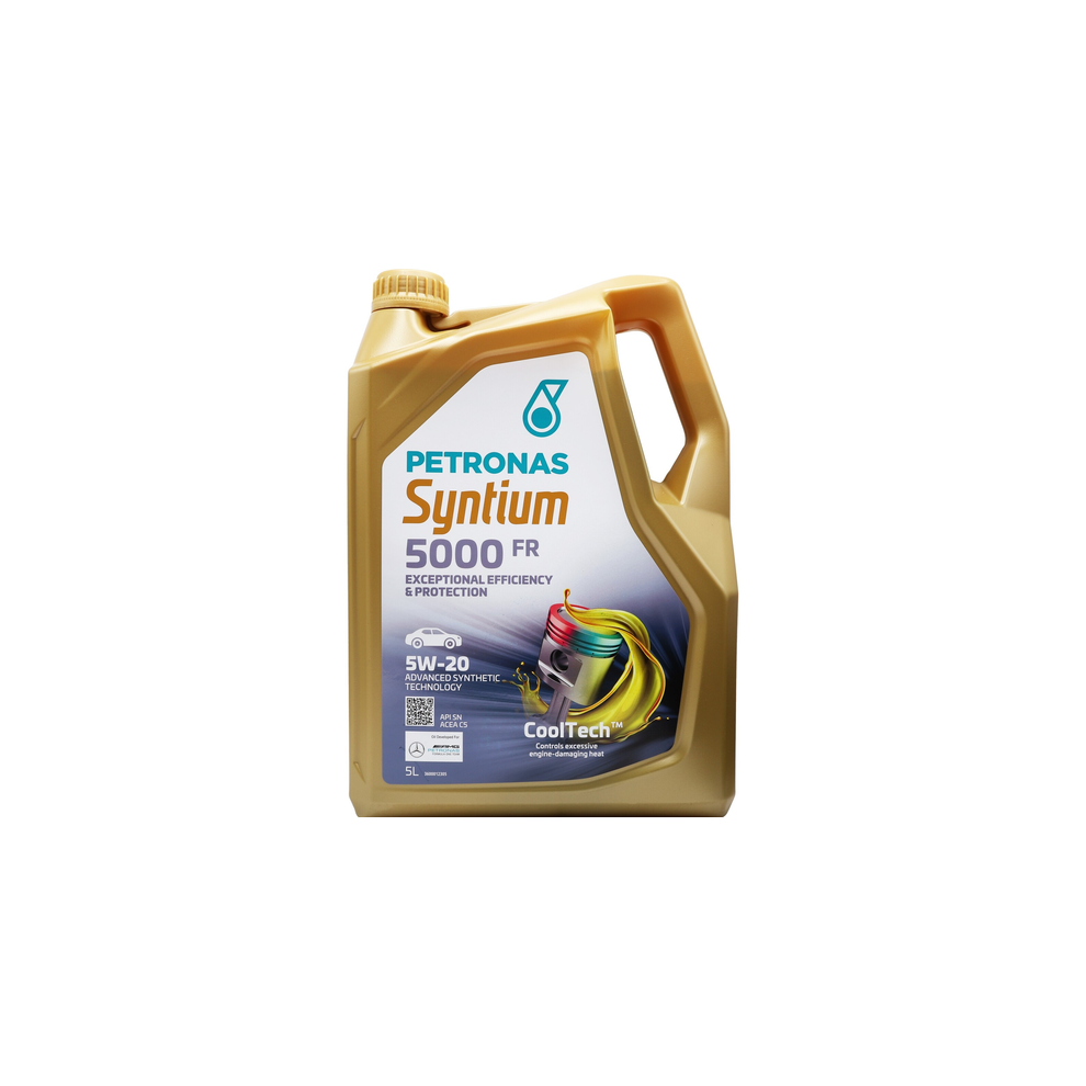 Photos - Car Additive / Fluid Petronas Syntium 5000 FR 5W-20 5W20 Fully Synthetic Car Engine Oil - 5 Litres 5L 