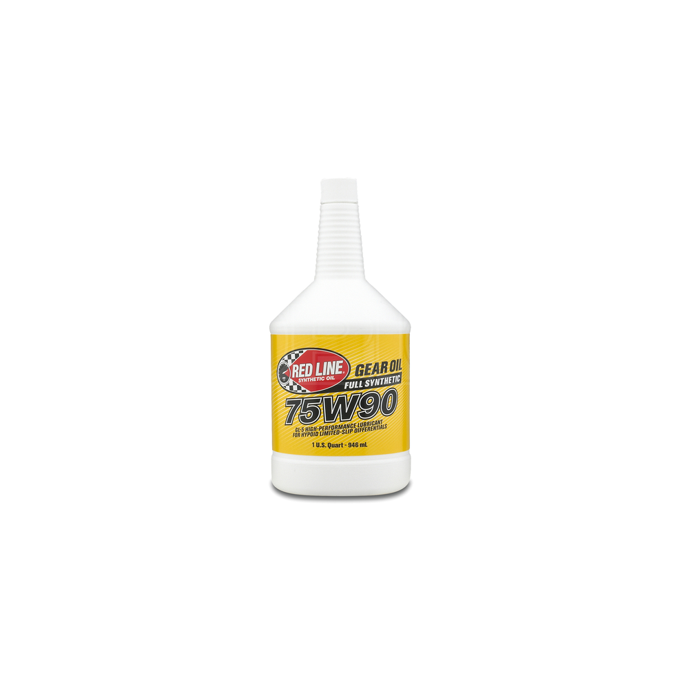 Photos - Car Additive / Fluid RedLine RED LINE Synthetic Gear Oil 75w-90 75w90 High Performance GL5 1 US Quart 0.946L