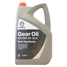 Comma SX 75w-90 75w90 GL-4 Semi Synthetic Transmission Fluid - 5 Litres 5L