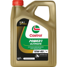 Castrol POWER1 ULTIMATE 4T 10W-60 Fully Synth 4 Stroke Motorcycle Engine Oil 4L