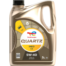 Total Quartz Ineo C3 5w-40 Advanced Synthetic Technology Engine Oil 5 Litres 5L