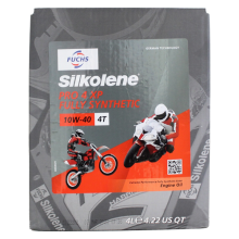 Silkolene PRO 4 10W-40 10W40 XP Synthetic Ester 4T Oil Fuchs - 4L LubeCube