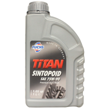 Fuchs TITAN SINTOPOID SAE 75W-90 Synthetic Gear Oil High Performance 1L 1 Litre