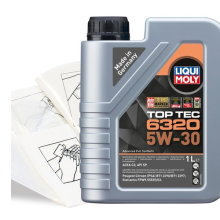 Engine Oil Liqui Moly Top Tec 6320 5w30 Engine Oil 1 LITRE 1L plus Top-up Kit