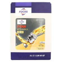 Fuchs TITAN GT1 Flex 3 5W-40 Synthetic Engine Oil with XTL Technology - 5L Cube