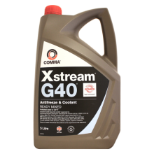 Comma Xstream G40 Car Antifreeze & Coolant - Ready To Use - 5 Litres 5L
