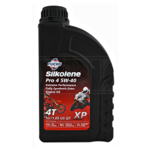 Silkolene PRO 4 5W-40 5W40 XP Full Synthetic Bike Ester 4T Engine Oil Fuchs 1L