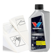 Engine Oil Valvoline SynPower FE 0w30 1 LITRE 1L plus Top-up Kit