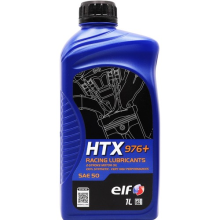 Elf HTX 976+ SAE 50 Engine Oil Two Stroke Motorcycle Kart Racing 1L 1 Litre