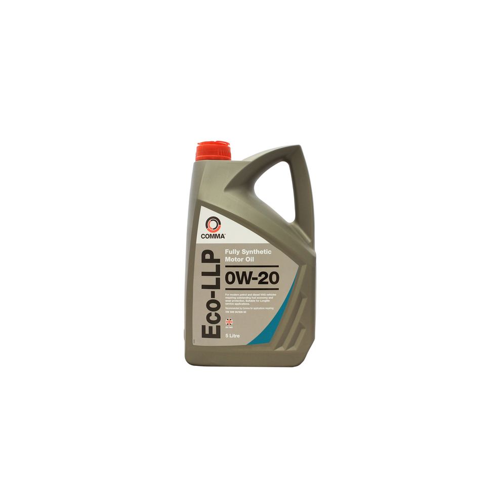 Photos - Antifreeze \ Coolant Comma Eco-LLP 0W-20 Fully Synthetic Motor Oil Car Engine Longlife 0w20 5 Litres 