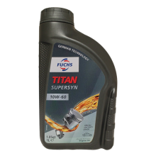 Fuchs TITAN SUPERSYN 10W-60 10W60 Performance, Fully Synthetic Oil 1 Litres
