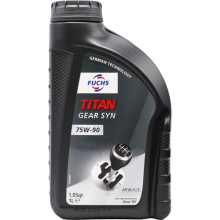 Fuchs Titan Gear Syn 75W-90 75W90 Semi Synthetic Driveline Gear Oil 1 Litre 1L