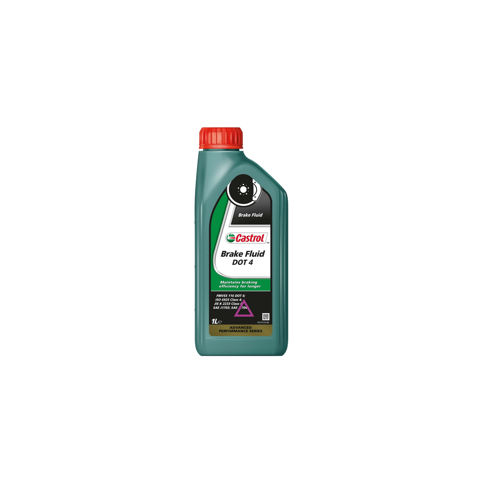 Photos - Engine Oil Castrol Brake Fluid Dot 4 Fully Synthetic Maintains Braking Efficiency 1 Litre 