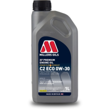 Millers Oils XF Premium C2 ECO 0W-30 0W30 Fully Synthetic Engine Oil 1 Litre 1L