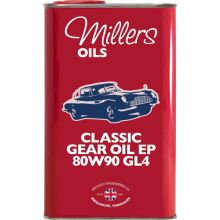 Millers Oils Classic Gear Oil EP 80W-90 GL4 80W90 - 1 Litre 1L High-Quality