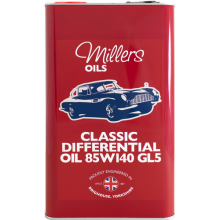 Millers Oils Classic Differential Oil 85W-140 GL5 85W140 - 5 Litres 5L