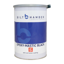 Bilt Hamber Epoxy Mastic Black Tough Steel & Alloy Waterproof Coating - 1L Pail