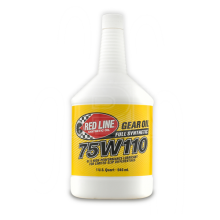 RED LINE Synthetic Gear Oil 75w-110 75w110 High Performance GL5 1 US Quart 0.94L