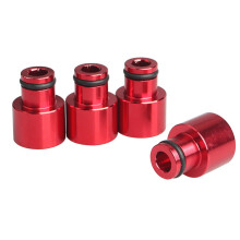 4 STUKS Brandstofinjector Adapters Hoed Brandstofmondstuk Spacers Extenders Auto Top Cap Accessoires voor B16 B18 D16Z D16Y