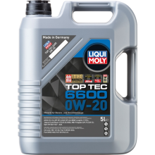 Liqui Moly Top Tec 6600 0W-20 0W20 Synthetic Technology Engine Oil - 5L 5 Litres