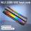 New ICE Whale M.2 2280 SSD Heat Sink ARGB Sync Lighting Effect M.2 Nvme Solid State Drive Radiator 2