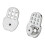Premium Earring Backs For Sensitive Ears 2PCS Gold Silver-White 1