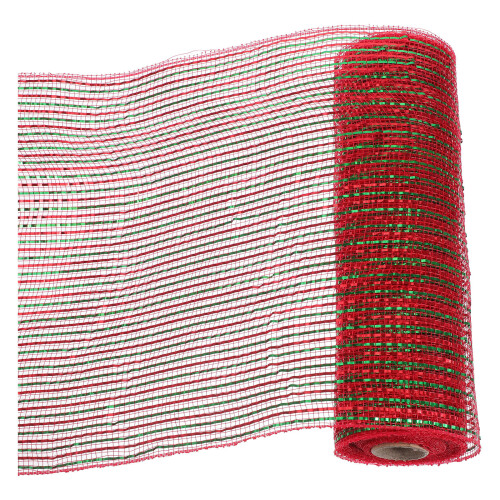 1Rol Rood Polyester Decoratief Lint Voor Geschenk- En Feestversiering