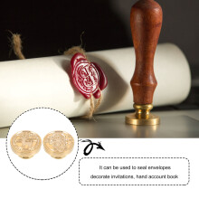 2St Gouden Wax Seal Head, Perfect Voor Kerstdecoratie En
