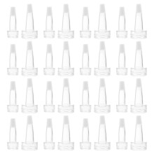 100St Professionele Vial Flessendoppen Transparant Siliconen
