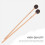 2St Professionele Marimba Hamers Maple Drumsticks Met Wolkop 4