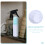 6St Reisbuisjes Foam Pompen Wit Plastic Lotion 5