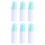 6St Reisbuisjes Foam Pompen Wit Plastic Lotion 6