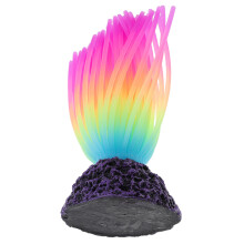 1St Roze Kunstplant Van Hars En Siliconen Aquariumdecor