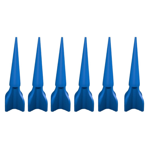 (Blue, 6pcs) Rocket Caulking Tool for Kitchen & Bathroom