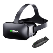3D Virtual Reality-oplevelse, Virtual Reality-briller med justerbar linse til forbedret VR-headset med controller, ergonomisk design, HD-linser, Co