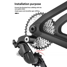 2X Mountain Bike UDH Bicycle Rear Derailleur Bicycle Frame Thru Axle Rear Hook Bicycle Parts for P1.5