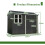 Birchtree GARDEN SHED WITH WINDOW SIZE=10X8FT COLOUR=ANTHRACITE VARIATIONLISTING 11