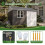Birchtree GARDEN SHED WITH WINDOW SIZE=10X8FT COLOUR=ANTHRACITE VARIATIONLISTING 4