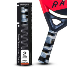 Grip de padel Helix Pro - preto/branco