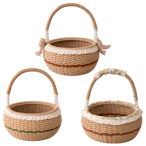 Practical interlaced Cord Bin With Round Shape For Household-1 1
