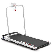 BLACK LORD Treadmill 4-in-1 9% Incline LED Bluetooth Remote Compact Walking Pad